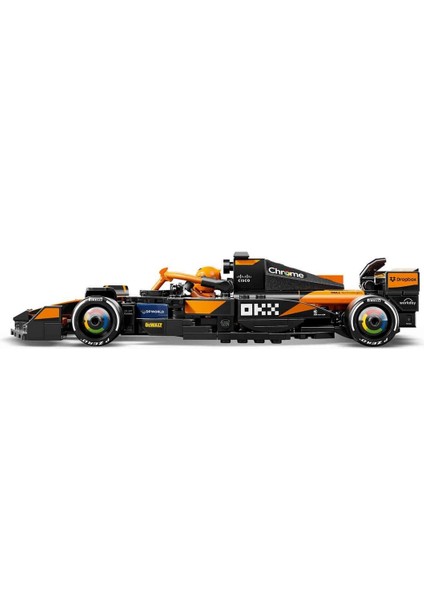 LEGO Speed Champions Mclaren F1 Team MCL38 Yarış Arabası Kız Erkek Çocuk Oyuncak Eğitici Oyuncaklar modelleri