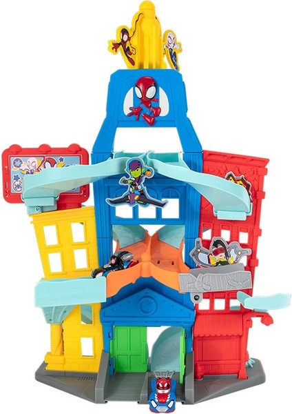 Spidey Diecast Araba Oyun Seti Kız Erkek Çocuk Oyuncak Eğitici Oyuncaklar