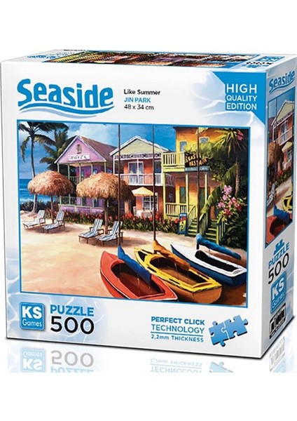 Ks Games Welcome To Beach Like Summer Puzzle 500 Parça 20044 Kız Erkek Çocuk Oyuncak Eğitici Oyuncak