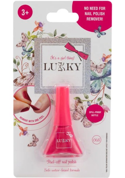 Lukky Soyulabilir Oje - Pembe Kız Erkek Çocuk Oyuncak Eğitici Oyuncaklar