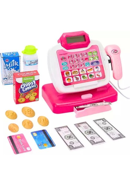 Dijital Pembe Yazar Kasa Kız Erkek Çocuk Oyuncak Eğitici Oyuncaklar
