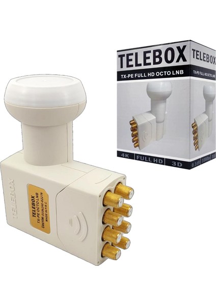 Tx-Pe 8li Lnb (Octo) Gold 0.1db 3D Fhd 4K