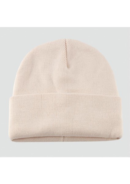 Techmrt Çift Kat 1 Nci Kalite Renkli Bere Bere Eldiven -Açık Pembe