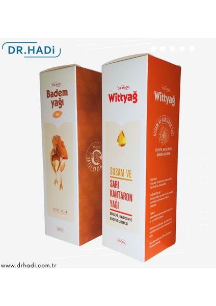 Dr. Hadi Emale Seti ve Uygulama Apt (250ml Wittyağ ve 250ml Tatlı Badem Yağı )