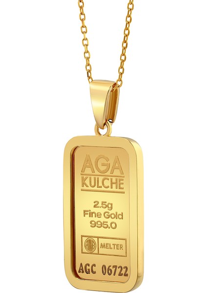 2.5 gr Altın Külçe Kolye modelleri