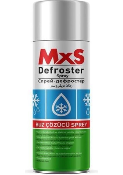 Mxs Buz Çözücü Sprey – 400 ml Cam, Kilit ve Aynalar Için Hızlı Etki – Don Önleyici Formül fiyatları