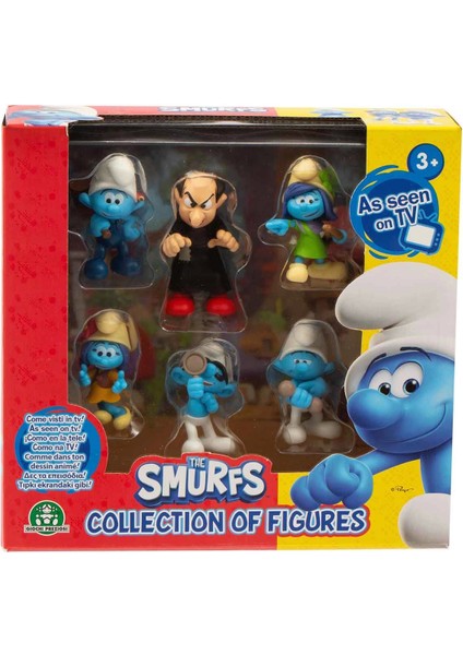 Şirinler Figür Seti PUF14000 Kız Erkek Çocuk Oyuncak Eğitici Oyuncaklar