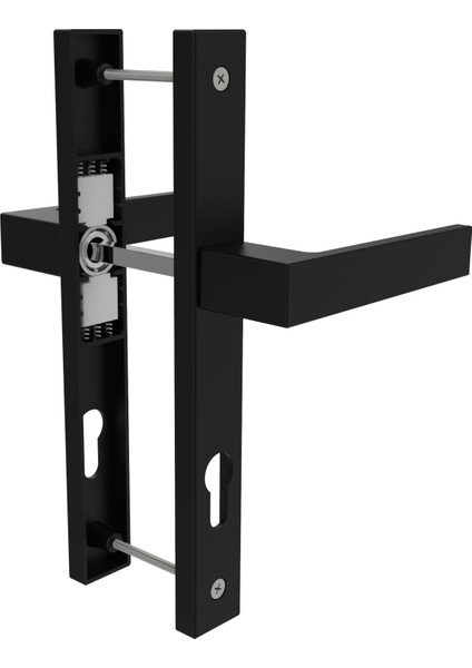 Kapı Kolu Siyah Estetik Dizayn(85 Eksen 215 Vida Aralığı)