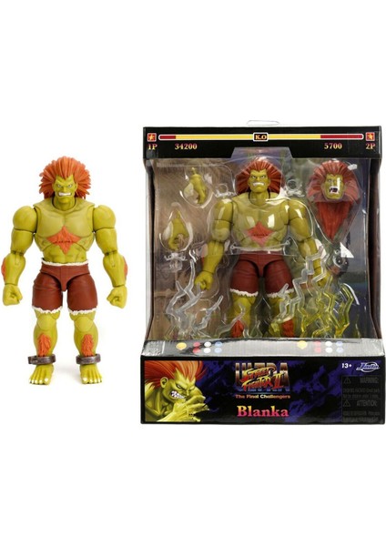 9335173314R00 Street Fighter Iı Blanka 7 5 Figure Kız Erkek Çocuk Oyuncak Eğitici Oyuncaklar