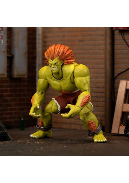 9335173314R00 Street Fighter Iı Blanka 7 5 Figure Kız Erkek Çocuk Oyuncak Eğitici Oyuncaklar modelleri