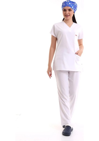 Bflex Unisex Likralı Yarasa Kol Takım - 6401 Beyaz indirimleri