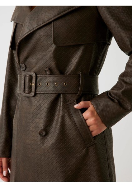 Carmen Kadın Kahverengi Trençkot W5YL32WHGT0-F1GQ fırsatları