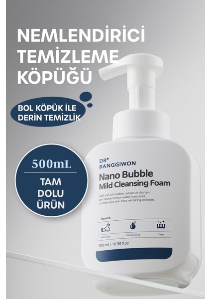 Gözenek Arındırıcı, Derinlemesine Temizlik Ve Ferahlatıcı Etki Kabarcık Yüz Temizleme Köpüğü 500 Ml