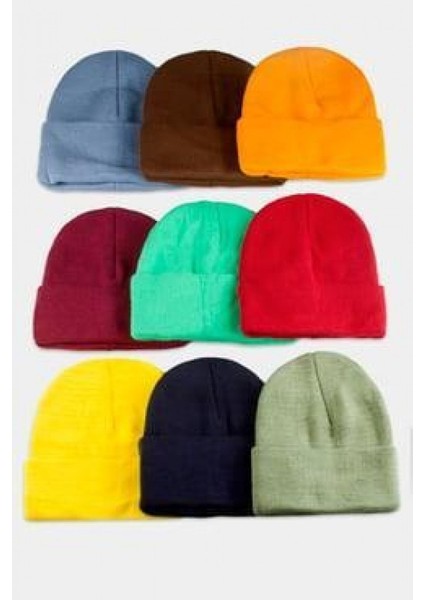 Techmrt Çift Kat 1 Nci Kalite Renkli Bere Bere Eldiven -Sütlü Kahve indirimleri