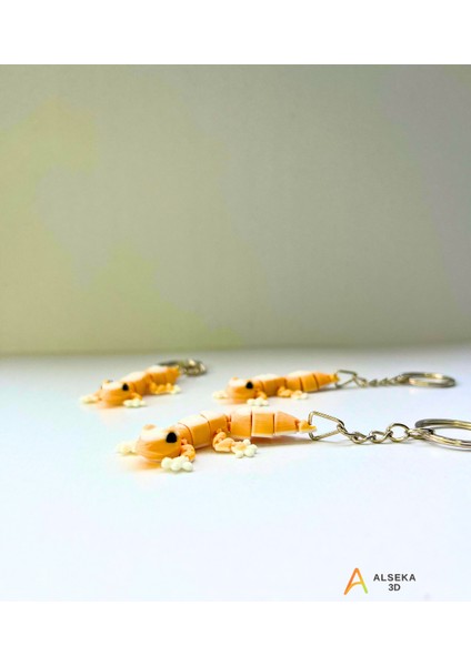 - 3D Baskı Gecko Figürlü Anahtarlık fiyatları