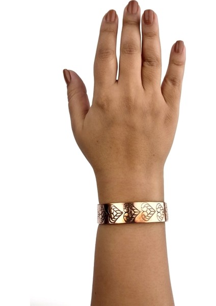 El Yapımı Ayarlanabilir Saf Bakır Bileklik Seti, Bakır Bilezik BB-323 fırsatları