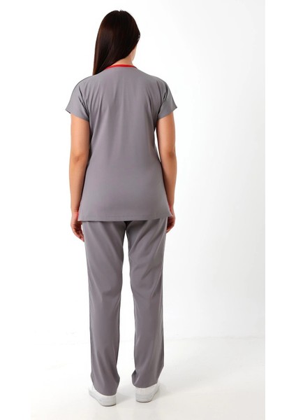 Bflex Unisex Likralı Yarasa Kol Tek Üst - 6406 Gri modelleri