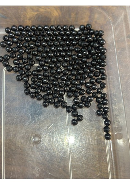 Siyah Plastik Boncuk Set 0,5 mm 25 gr