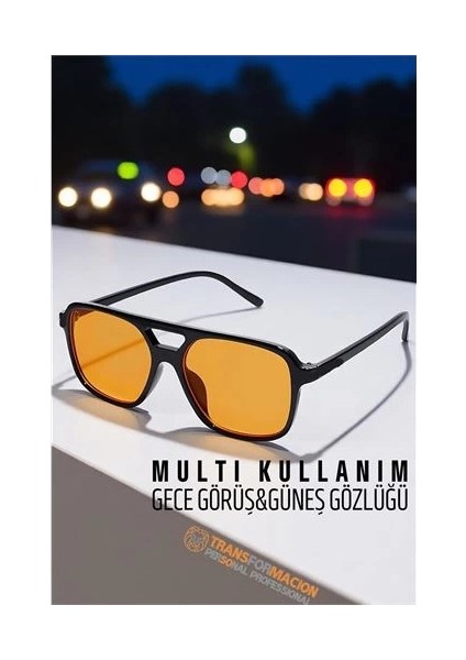 Bfs Gece Sürüş Görüş Parlama Önleyici Gece Gözlüğü Sis Far Işık Önleyici Anti-Fog Gözlük