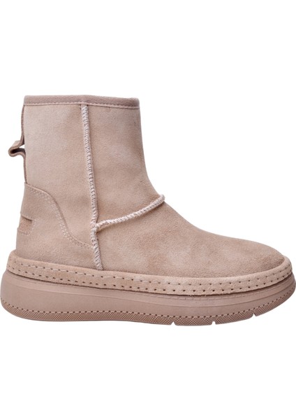 Kadın Nubuk Deri Fermuarlı Bot 26105251K fiyatları