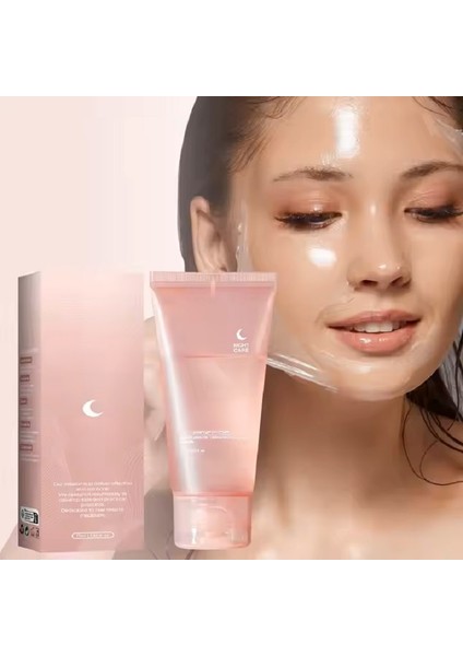 2 Adet Soyulabilen Kolajen Yüz Maskesi 75ML Collagen Night Soyulabilir Gece Maskesi Nemlendirme