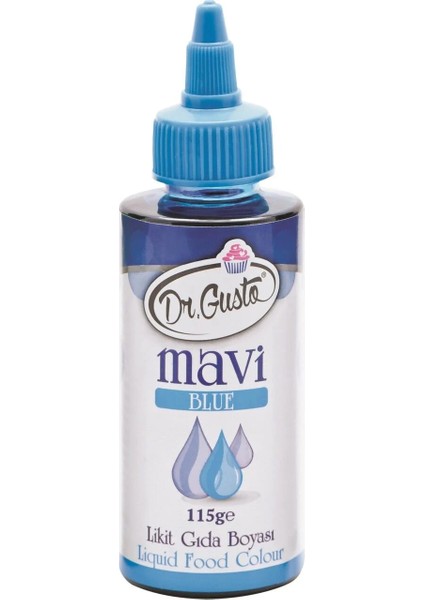 Dr.gusto 115 gr Su Bazlı Likit Mavi