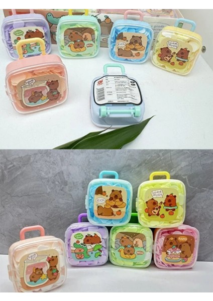 Capybara Figürlü Mini El Sabunu | Bavul Tasarımlı Tek Kullanımlık Köpük Sabun – Hijyenik & Pratik fırsatları