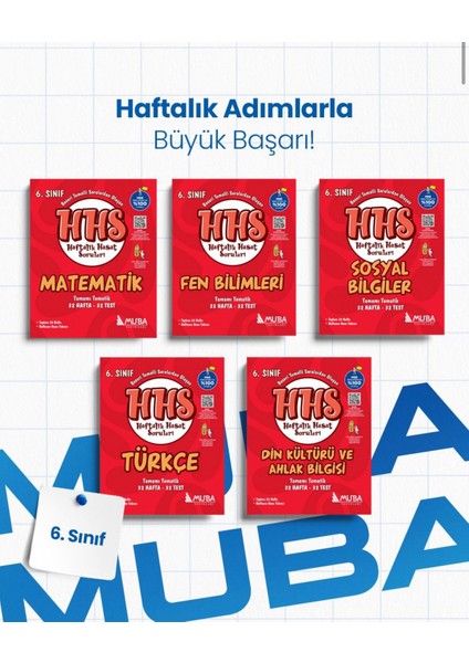 6. Sınıf Haftalık Hasat Soruları Full Set. (HHS)
