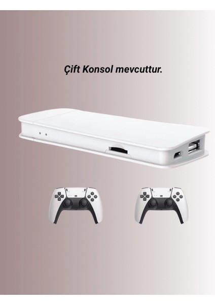 HDMI Çıkışlı Çift Kablosuz Kollu Retro Game Stick – M15 modelleri