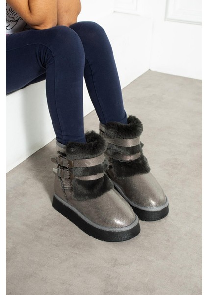 Çift Tokalı Kalıntaban Çocuk Bot Platin Sultan modelleri