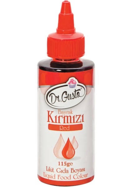 Dr.gusto 115 gr Su Bazlı Likit Kırmızı
