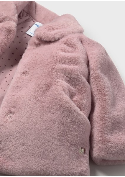 2434-49 Kız Bebe Pembe Pelüş Mont fiyatları