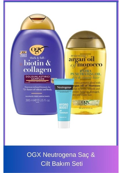 Saç & Cilt Bakım Seti