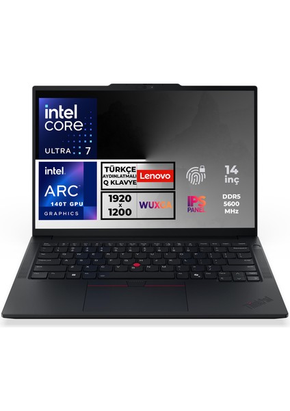 Thinkpad E14 G7 Ultra 7 255H 40GB 512GB SSD 14" Wuxga Windows 11 Pro Notebook 21SX007CTX 020