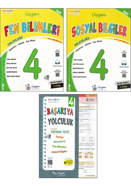 4.sınıf 3'lü Set 2022 (3 Kitap)