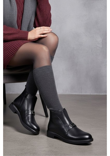 Kadın Deri Kısa Bot 26103457K