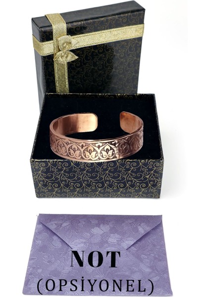El Yapımı Ayarlanabilir Saf Bakır Bileklik Seti, Bakır Bilezik BB-324 fiyatları
