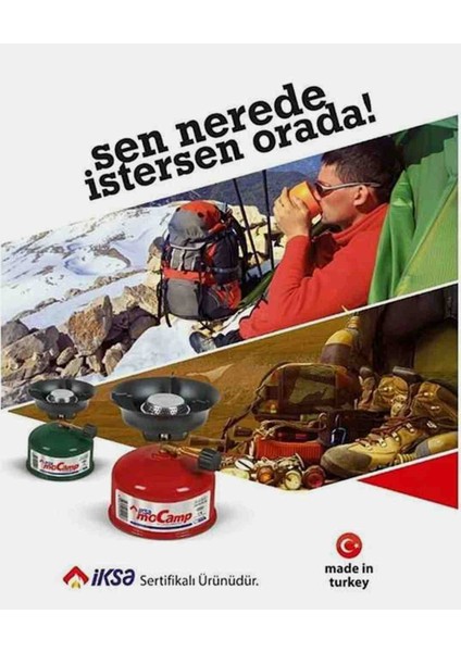 Doğa Kamp Ocağı Set Kolay Taşınabilir Denge Aparatlı Çakmak Gazı Hediyeli modelleri