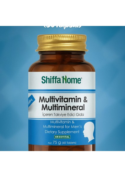 Multivitamin & Multimineral Kapsül (60 Kapsül) (Erkek)