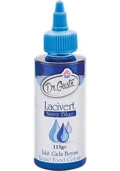 Dr.gusto 115 gr Su Bazlı Likit Lacivert