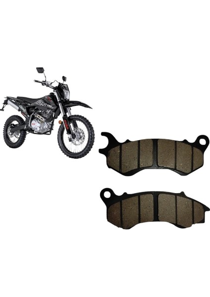 Ön Fren Disk Balatası Takım - Kuba Race 125 Cross