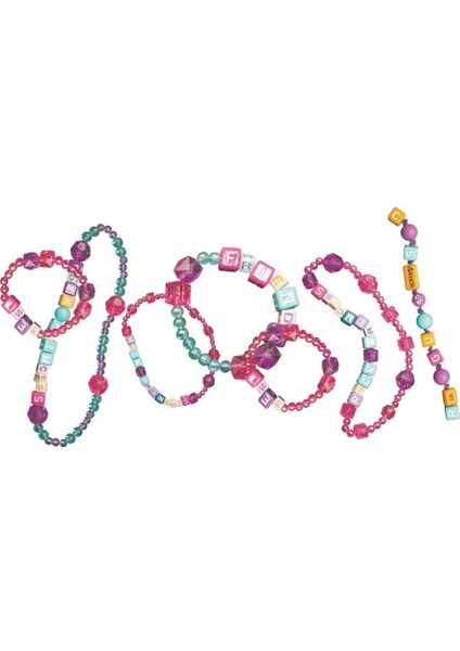 Hobi Set 2in1 Boncuk Takı Tasarım Harfli Kız Erkek Çocuk Oyuncak Eğitici Oyuncaklar fiyatları