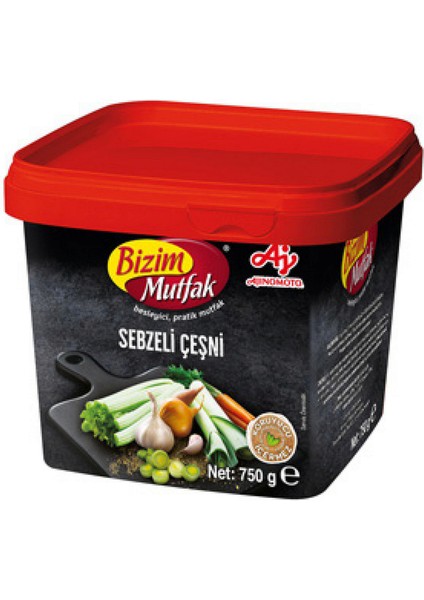 Techmrt Bizim Mutfak - Çeşni Sebzeli (1 x 750 Gr) Bizim Mutfak