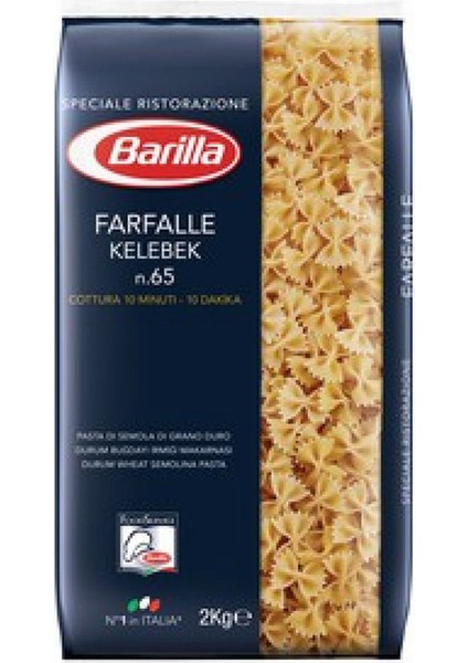 Techmrt Barilla - Makarna Kelebek (1 x 2 Kg) Barilla