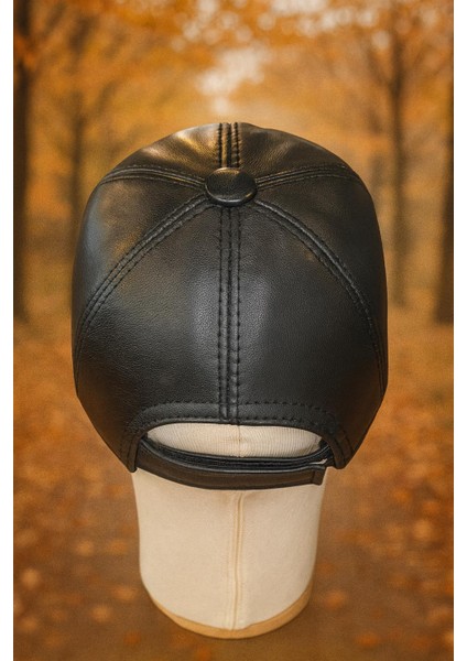 %100 Deri Kışlık Erkek Cap Şapka fırsatları