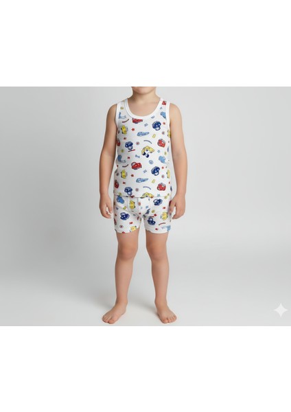 Erkek Çocuk Atlet ve Boxer Takım – Rahat ve Konforlu Ev Giyim