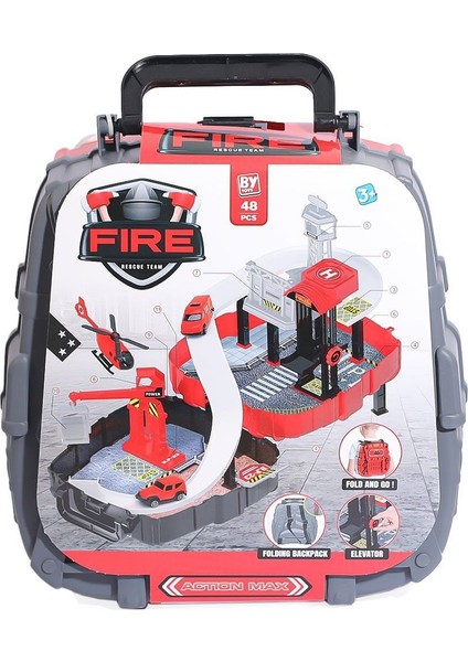 BP-620 Çantalı Itfaiye Yol Set Kız Erkek Çocuk Oyuncak Eğitici Oyuncaklar fiyatları
