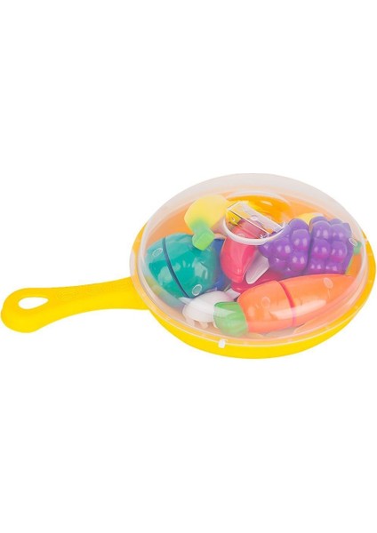 URT0007 Tavada Meyve Sebze Set 15 Parça -Birliktoys Kız Erkek Çocuk Oyuncak Eğitici Oyuncaklar