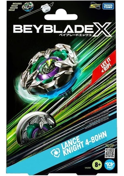 BEY04000 Beyblade 1li Set Lance Knight 4-80HN Kız Erkek Çocuk Oyuncak Eğitici Oyuncaklar