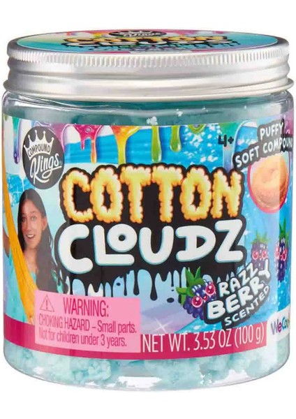Slime Cotton Cloudz Razz Berry 150 gr Kız Erkek Çocuk Oyuncak Eğitici Oyuncaklar